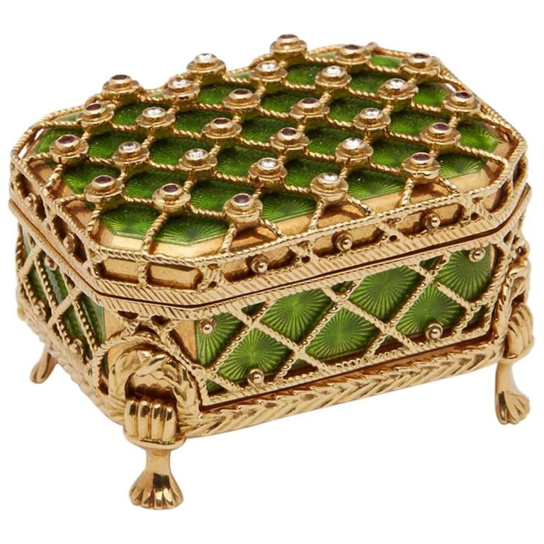 Fabergé Pill Box